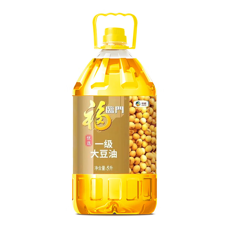 福临门福临门 优选一级大豆油大豆油5l 食用油批发团购 中粮出品 5l