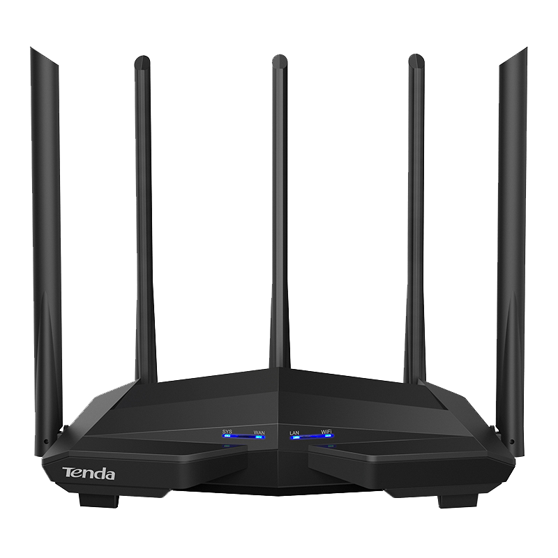 Tenda 腾达 AC11 双频1200M 双千兆无线家用路由器 WiFi 5 黑色