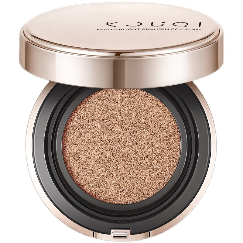 蔻琦 (kouqi)羽毛气垫cc霜保湿隔离提亮肤色修颜遮瑕