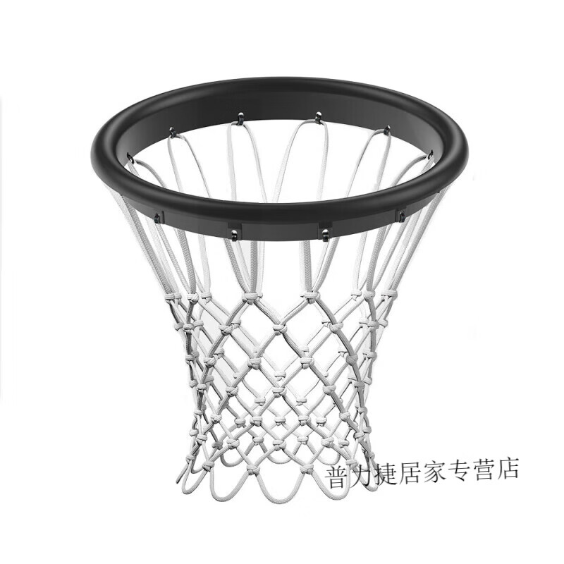 赞璐桐便携式篮网可拆卸野球场篮球网框加长粗耐用型户外标准篮球架网筐 便携式橡胶篮筐+网+辅助杆