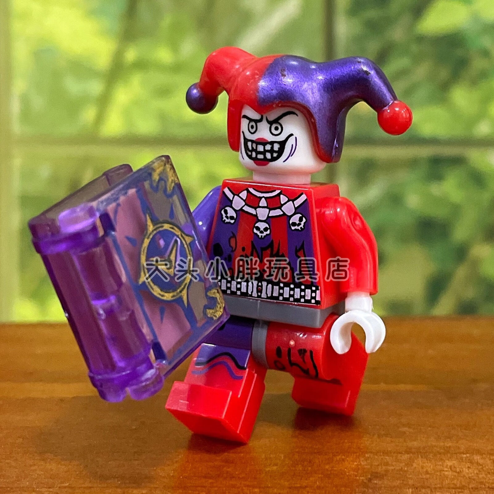 脘铼兼容乐高未来骑士团小丑魔法书兰斯阿隆克雷梅西积木人仔拼装玩具