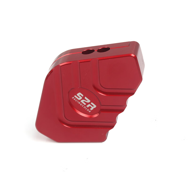 风渚客适用于uy125改装边撑辅助块适用铃木uu ue小海豚摩托车侧 红色