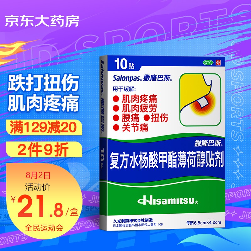 撒隆巴斯外伤用药-高效止痛,立竿见影!