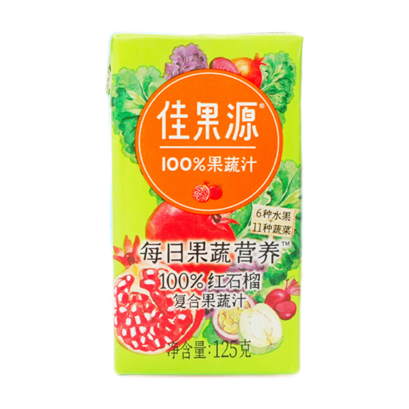 �ѹ�Դ 100%�Ȼ�Ϲ���֭125g��Яװ ��15�ֹ��� 125g*24��