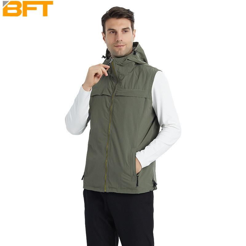 贝傅特 电磁辐射防护服男女上班外穿防辐射工作服休闲马甲带帽子