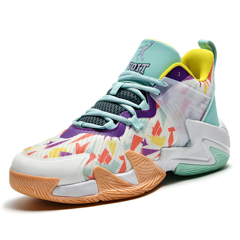 心创新百伦会男士高帮实战篮球鞋潮青少年学生运动鞋大码男鞋字母哥詹