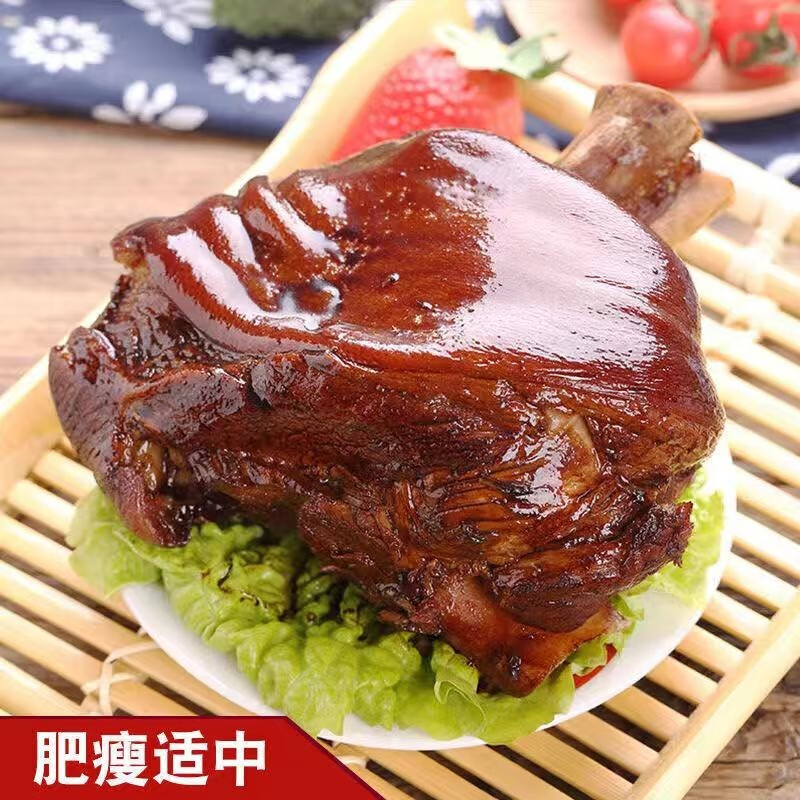 老杜上海特产美食肉食猪肘子熟食红烧蹄髈真空卤味猪蹄即食大肘子 红烧蹄髈 红烧蹄髈500g
