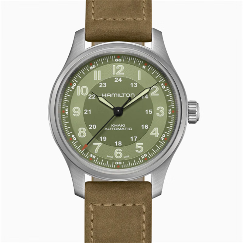 汉米尔顿(hamilton)瑞士手表卡其野战系列钛金黑42毫米自动机械男士