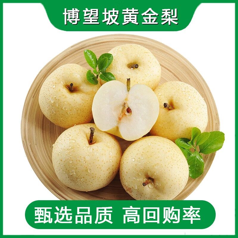 鲜窝窝 有机黄金梨 博望坡新鲜水果应季生鲜 河南南阳方城特产 9斤装