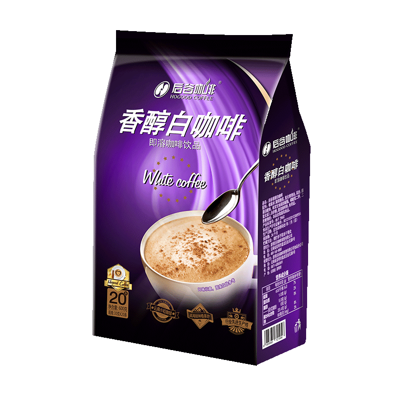后谷咖啡奶香白咖啡速溶美式浓缩咖啡粉三合一云南小粒豆特产0反式脂