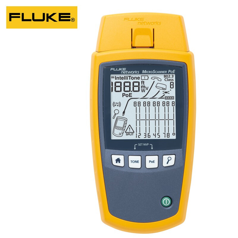 福禄克(fluke)电缆测试仪 网络验证测试仪 poe测试仪 ms-poe