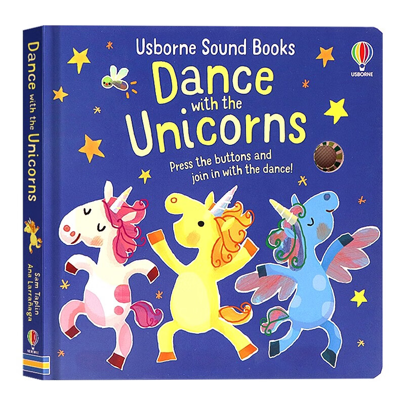 usborne 与独角兽跳舞 英文原版绘本 dance with the unicorns 发音书