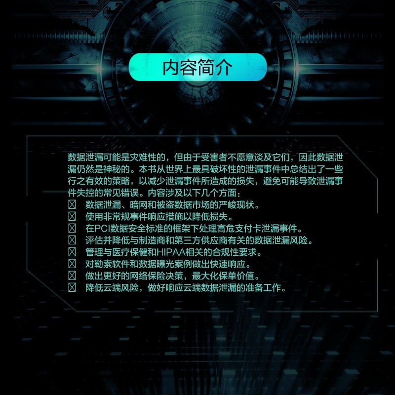 数据大泄漏：隐私保护危机与数据安全机遇详情图