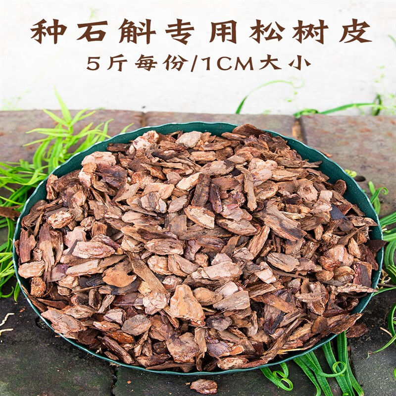种石斛的松树皮种金钗石斛铁皮石斛的专用营养土石斛基质材料松鳞 种