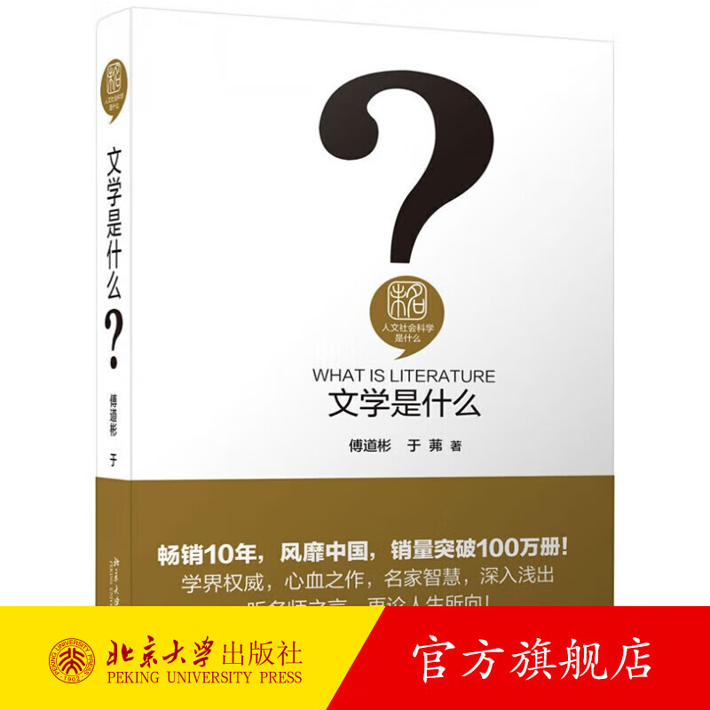 文学是什么 人文社会科学是什么 文学理论普及读物 语言艺术 文学起源 戏剧文学 影视文学 文学体裁 接受美学 北京大学旗舰店正版