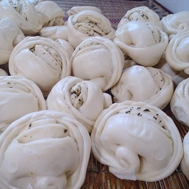 虎钢馋陕西大荔馄饨馍蒸馍馒头纯手工早餐面食特产烧饼花卷老酵子油