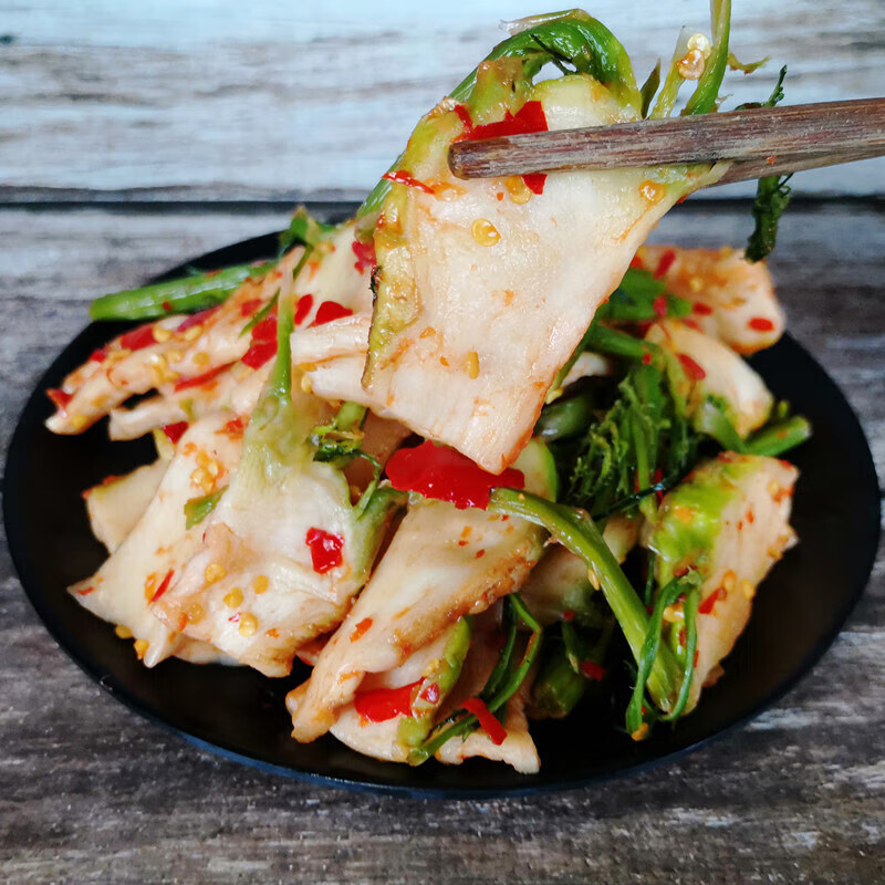 虎钢馋大头萝卜新鲜腌菜湖南永州道县土特产农家自制大头菜咸菜下饭菜