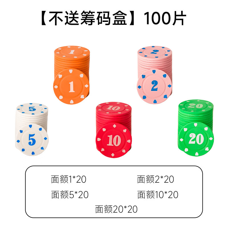 仁咸麻将筹码麻将筹码棋牌室专用卡片筹码币打麻将打牌用的码币德州扑