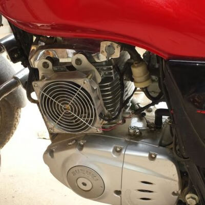 姒桀摩托油冷水冷水箱专用散热12cm 单风扇