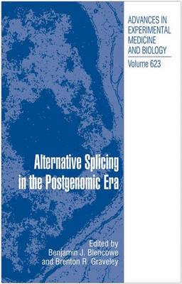 【预订】alternative splicing in the postgenomic