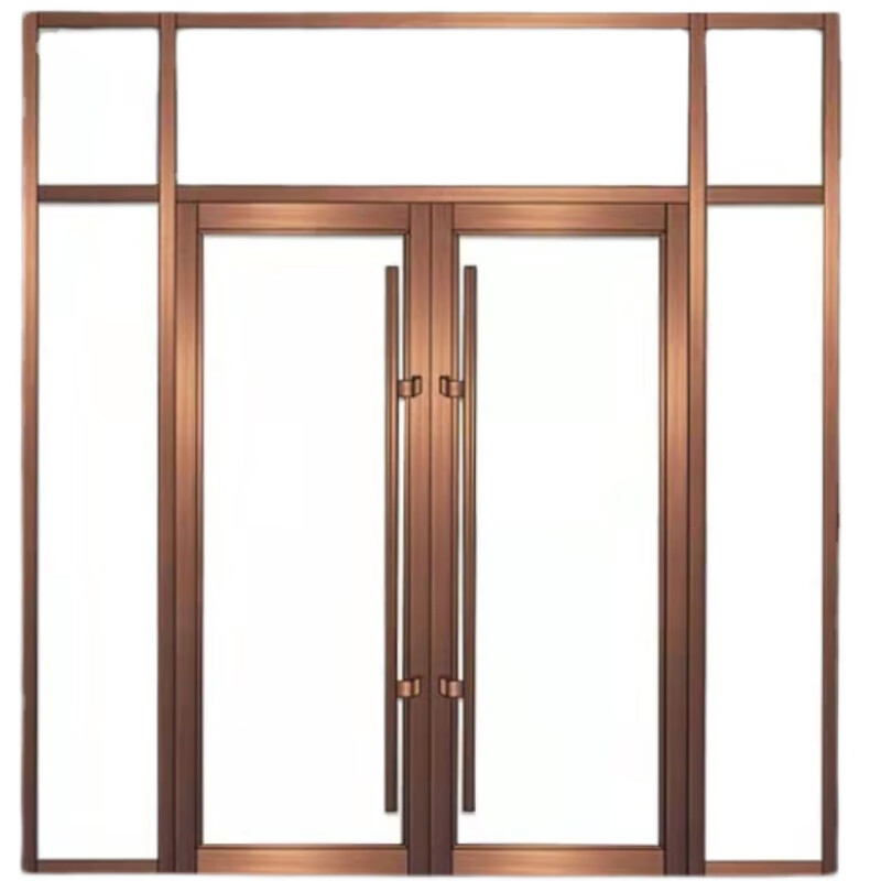 惠利得北京肯德基门店铺门电动无框玻璃门避风阁地簧门不锈钢门定做