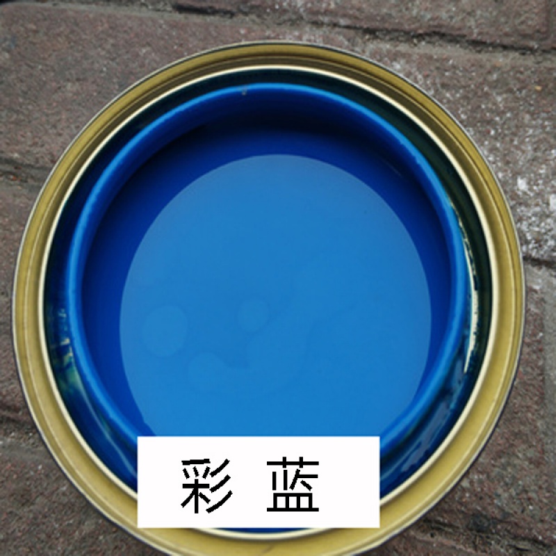 电视塔牌水性漆钢结构专用水性涂料防锈漆环保快干金属油漆10kg 10kg彩蓝