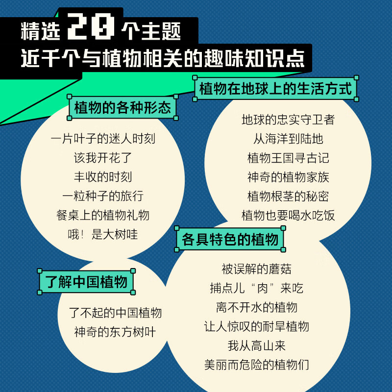 自然博物 中小学植物趣味百科课外阅读 图说天下博物地球精装版详情图