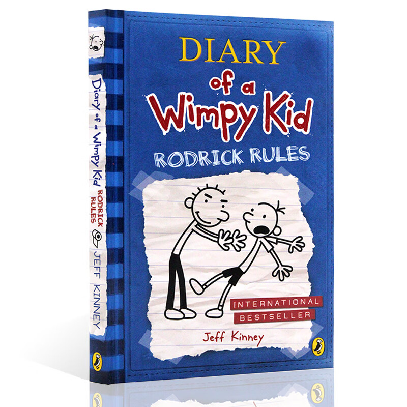 英文原版读物小屁孩日记系列书籍 diary of a wimpy kid 英文版哭包日记漫画章节书 the meltdown杰夫金尼 儿 小屁孩日记 2
