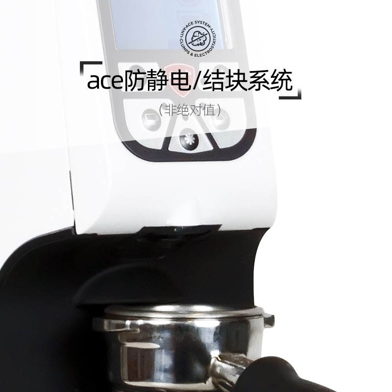 EUREKA Eureka咖啡磨豆机 ATOM60意大利进口 尤里卡高速防静电意式咖啡粉电动研磨机 ATOM60-黑色