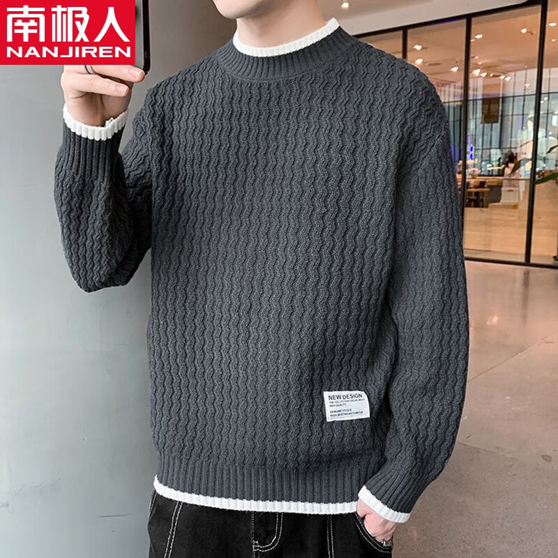 ���ڲ������ϼ���ë����ʿ�ﶬ�����ë���·������ڴ���ɰ��������֯����װ ��ɫ L