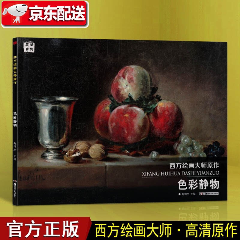西方绘画大师原作:色彩静物 油画技法入门 赵锦杰实物