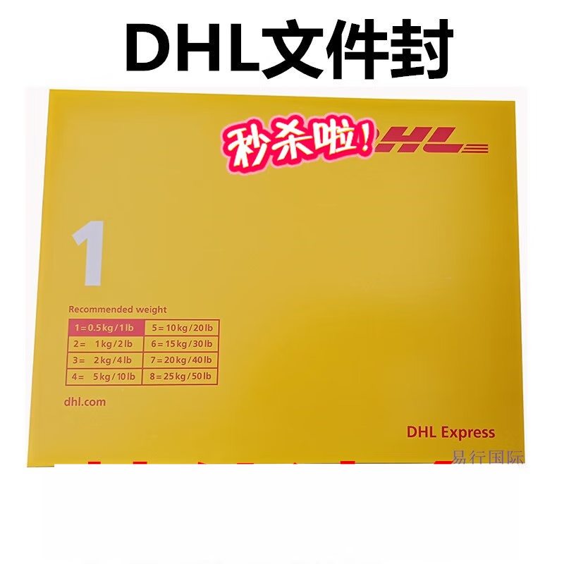dhl信封dhl文件封dhl文件袋dhl文件壳dhl国际快递信封 dhl文件封1箱