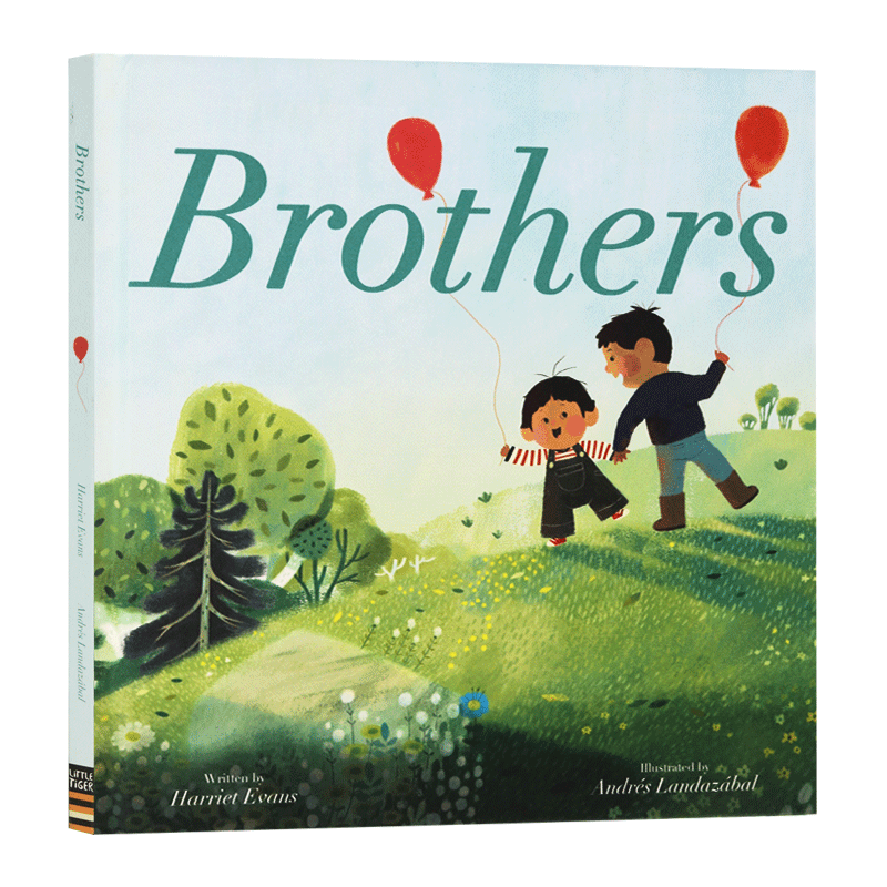 brothers 英文原版绘本 兄弟 暖心故事 精装 英文版 进口英语书籍