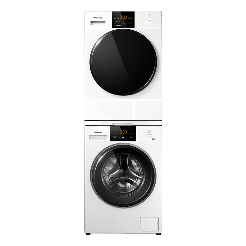 Panasonic 松下 罗密欧系列 N10Y+EH900W 热泵式洗烘套装 白色