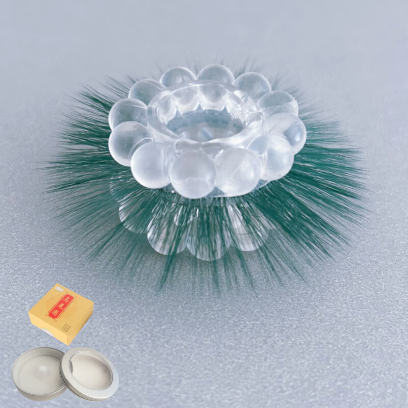成人情趣道具多彩色硅胶羊眼圈带毛锁精环马尾入珠双层男用套环情趣