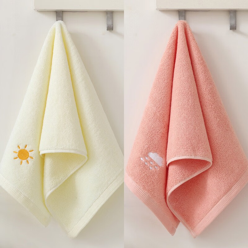 艾维乐新款毛巾纯棉洗脸家用全棉吸水洗澡擦头发手女男情侣柔软高级