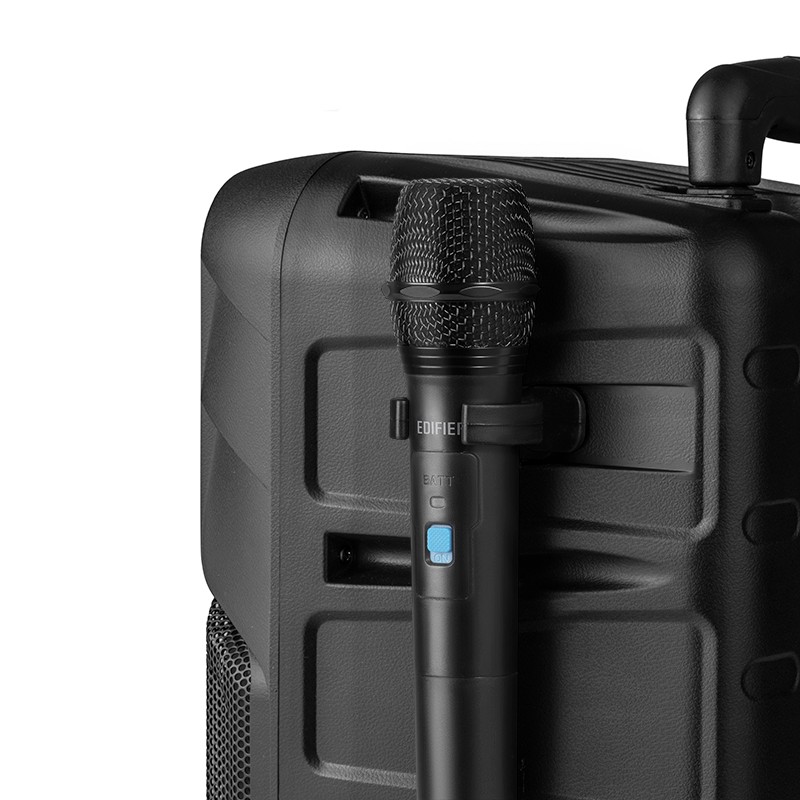 漫步者（EDIFIER）A3-8 8英寸专业移动多媒体音响 广场舞音响 蓝牙拉杆音箱 户外音响 会议音响 黑色