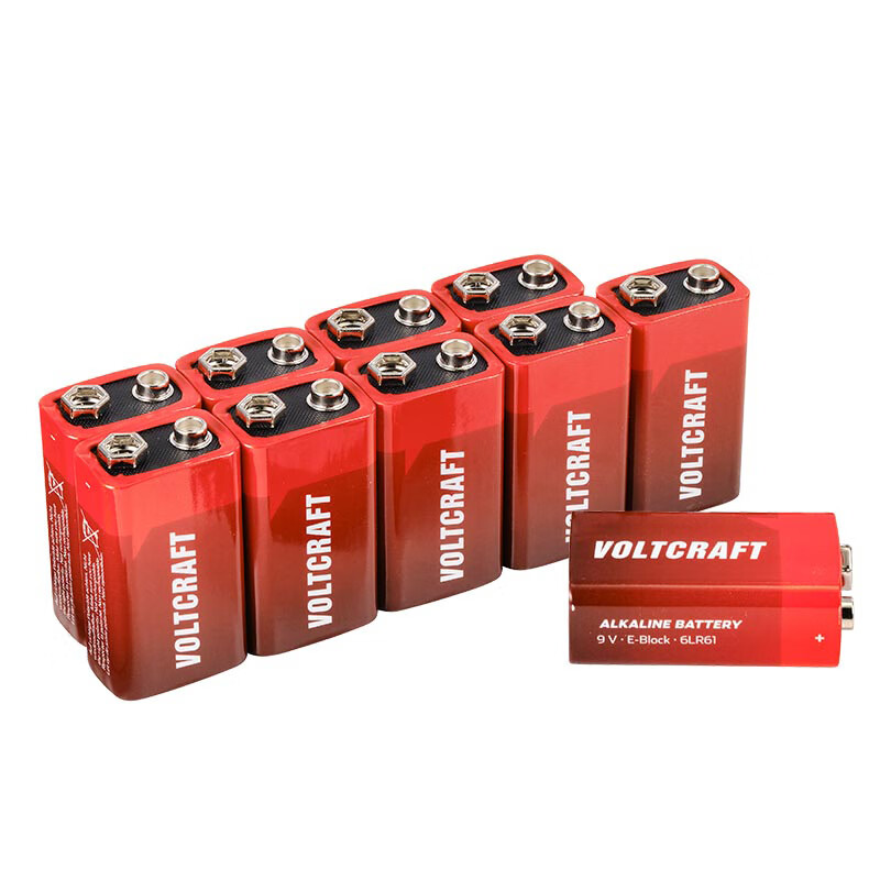 voltcraftvoltcraft沃卡福9v电池万用表电池9v碱性方块电池x1 1粒