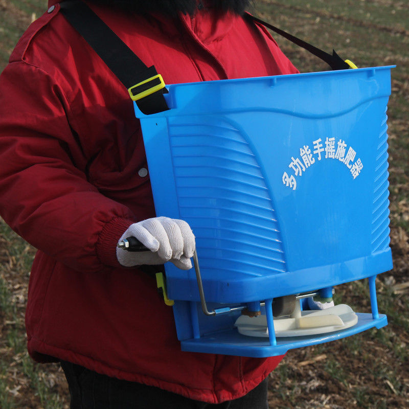 多功能施肥机小型家用撒肥器农用小麦追肥机投饵撒 手动撒肥机【1号】