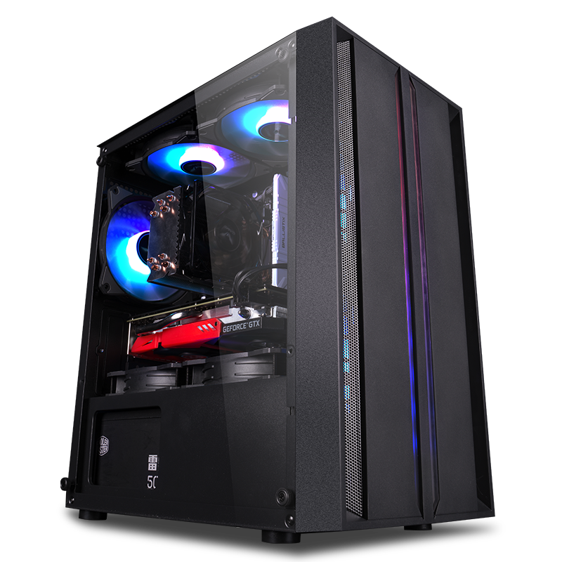 抢购武极天极三代AMD锐龙53600游戏台式电脑主机/DIY组装机可扩展内存容量