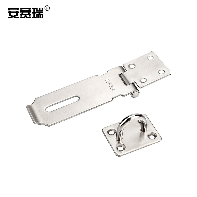 不锈钢锁扣 门鼻子搭扣 304不锈钢扣锁牌门锁扣 防盗门插销搭扣挂锁门