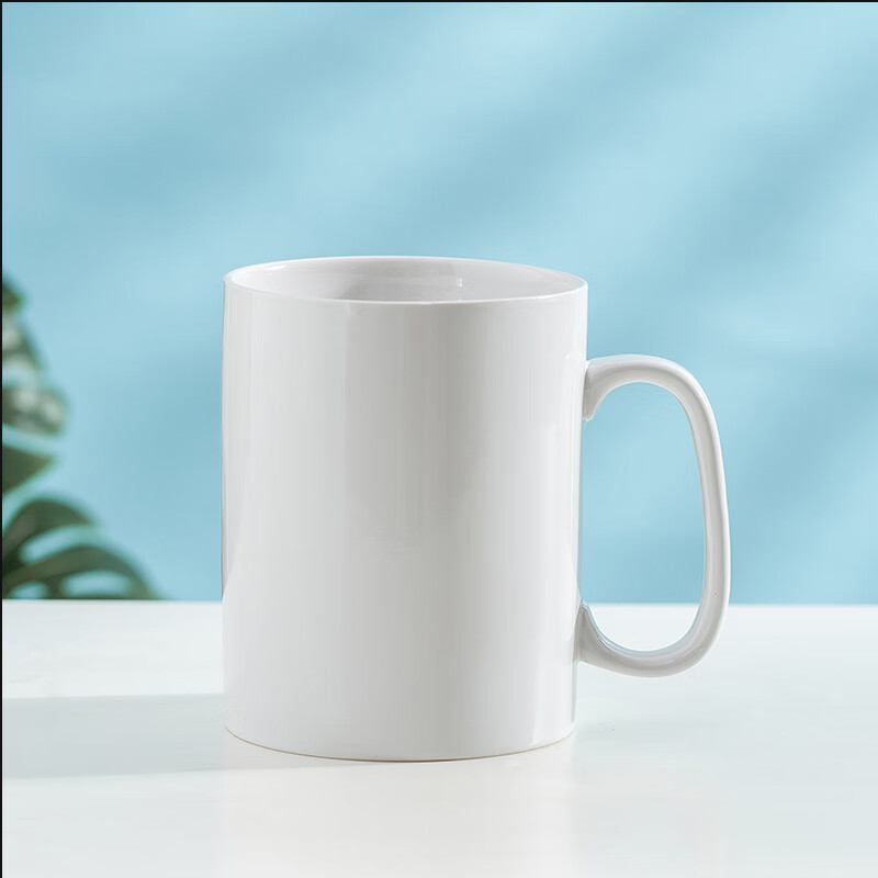 雷军超大杯1000ml马克杯特大号陶瓷杯子超大色办公室喝 1000ml白色 微