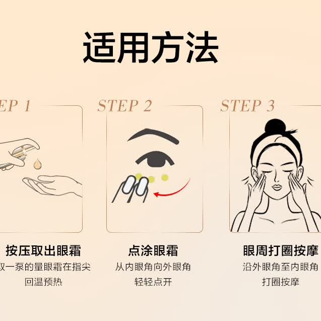瞳话多肽赋能眼霜22g淡化眼部细纹鱼尾纹补水保湿抗皱正品精华 小金瓶抗皱眼霜