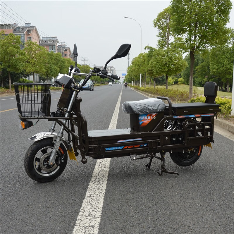 蓝天马路霸载重王电动车72v拉货电瓶车大力神电摩长跑王送外卖快递