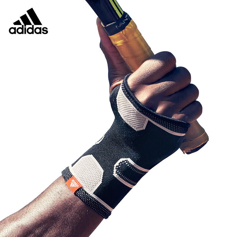 阿迪达斯（adidas）护腕手腕关节护具防护运动篮球L单只装ADSU-12543BK