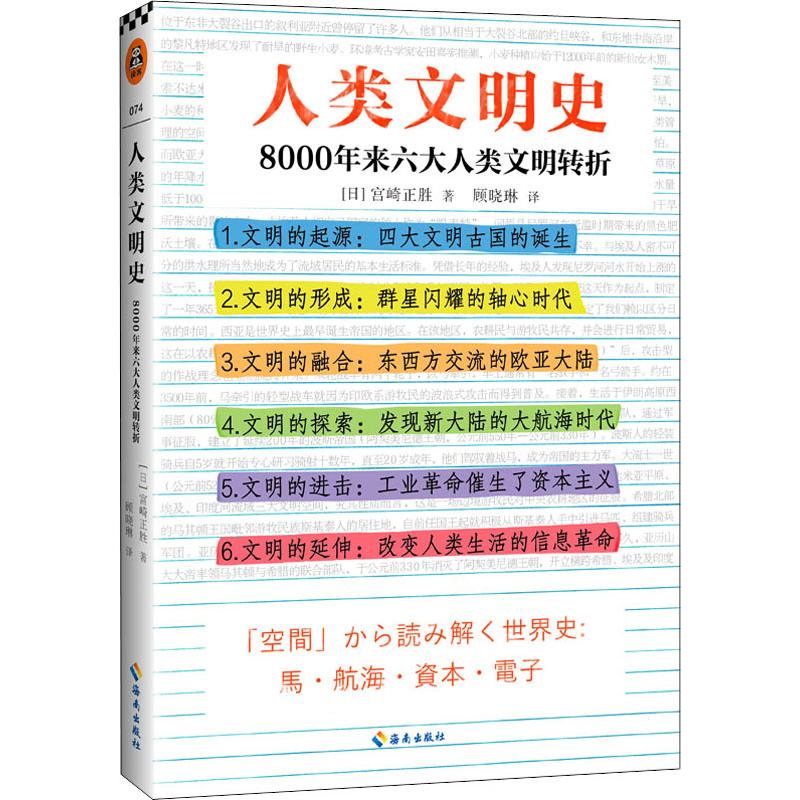 人类文明史 8000年来六大人类文明转折 (日)宫崎正胜