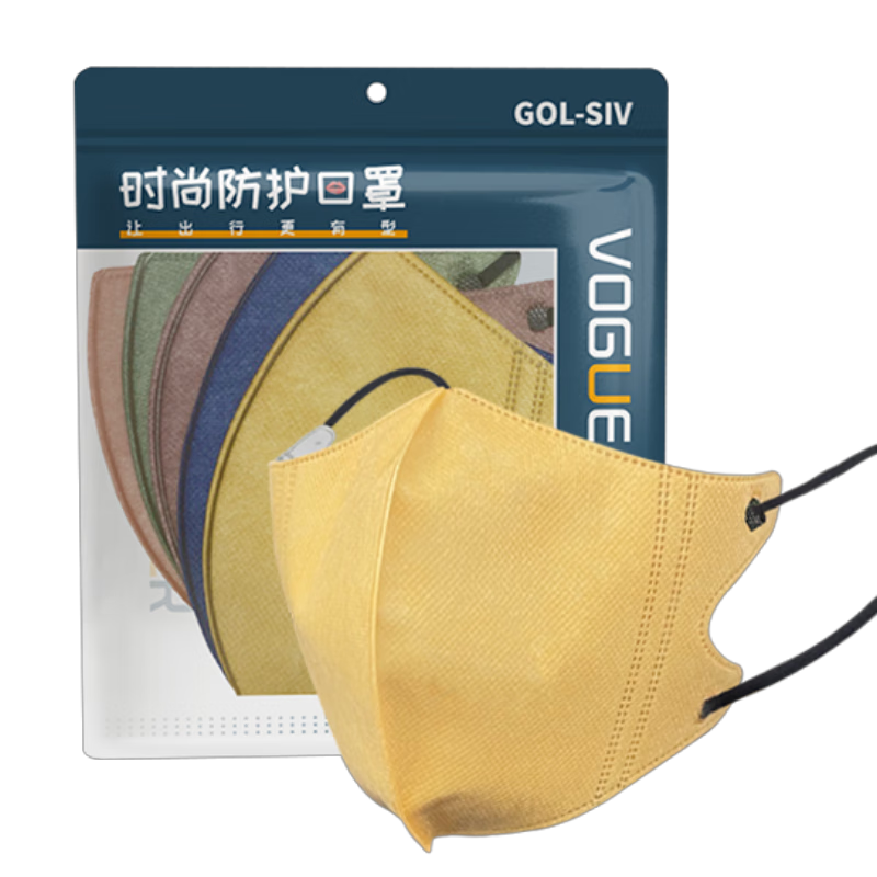 GOL-SIV胜丽立体口罩WA0030莫兰迪彩色五色混装|查找呼吸防护历史价格