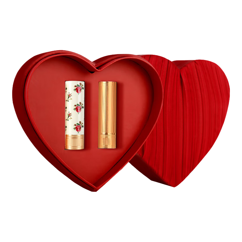 古馳【七夕情人節(jié)禮物】口紅香水禮盒套裝送女友彩妝套裝送老婆生日禮 雙支:絨霧505+唇釉124