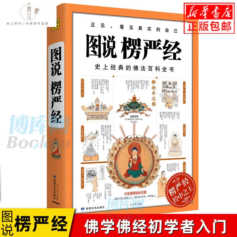 正版图说楞严经佛法全书图解版正法代表作品人生哲理图说搭楞严经正版经书浅释义贯讲记