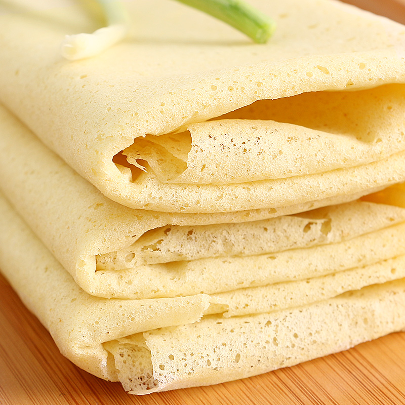 小米煎饼纯手工无蔗糖发酵山东临沂主食零食粗杂粮 小米煎饼1斤无